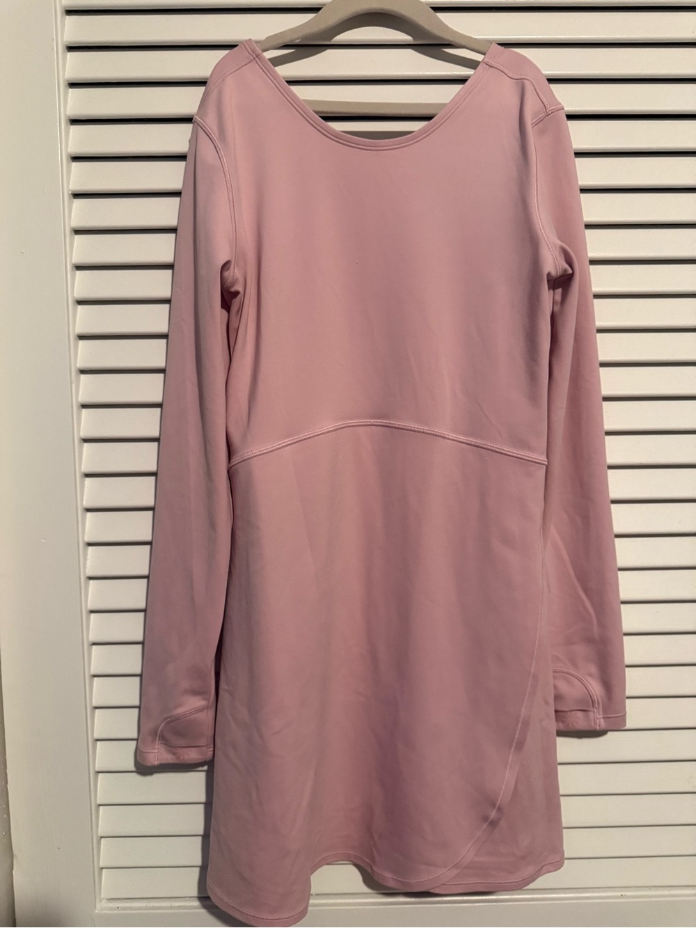 Athleta Girl Chit Chat Dress Pink Mauve Size L (12) Athletic Tennis Robe